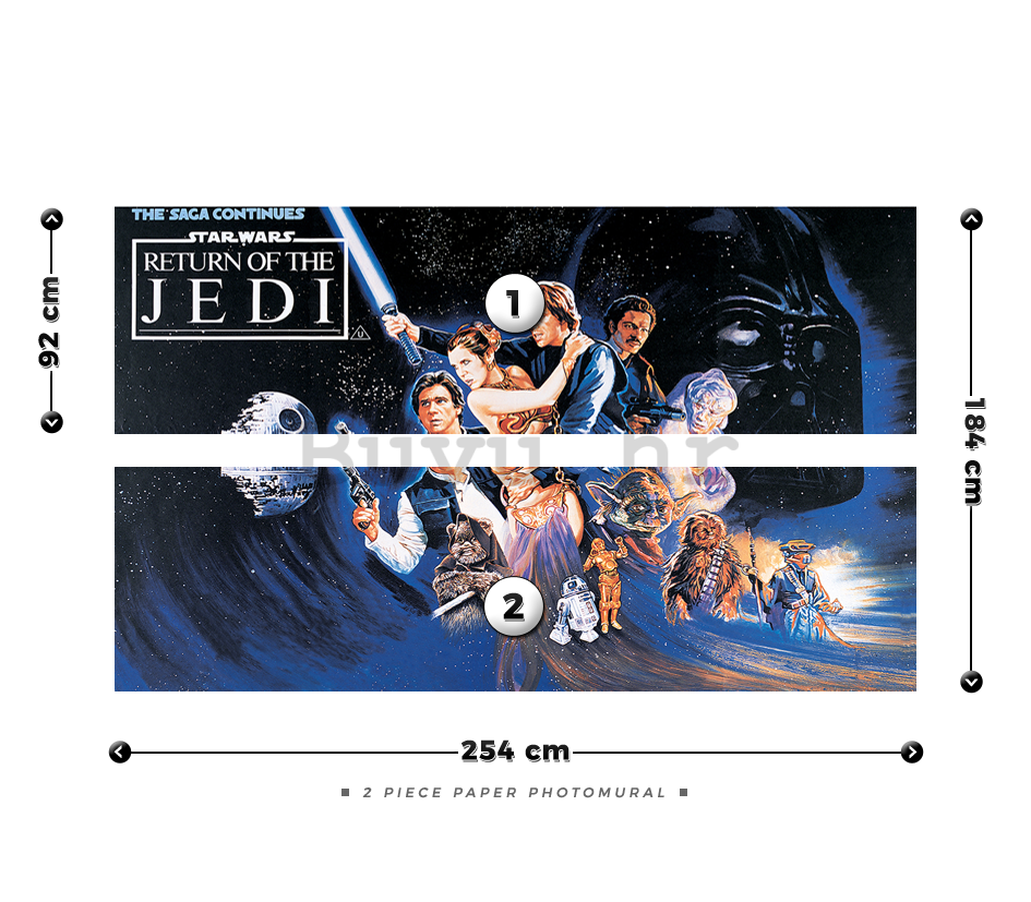 Foto tapeta: Star Wars Return of the Jedi (1) - 184x254 cm
