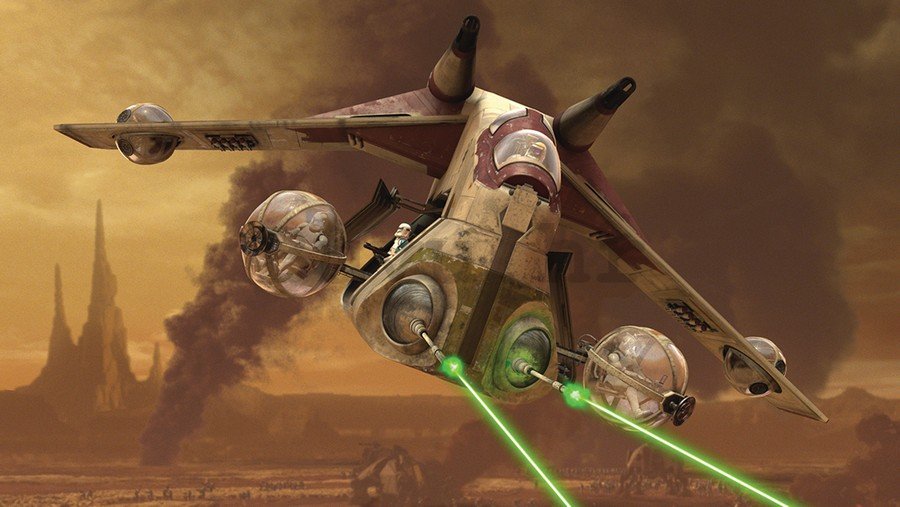 Foto tapeta: Star Wars Attack of the Clones (1) - 254x368 cm