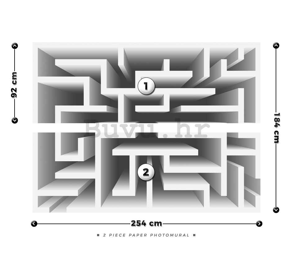 Foto tapeta: Labirint (3) - 184x254 cm