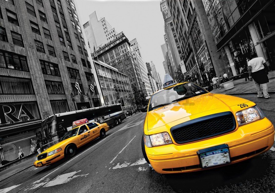 Foto tapeta: Manhattan Taxi - 254x368 cm