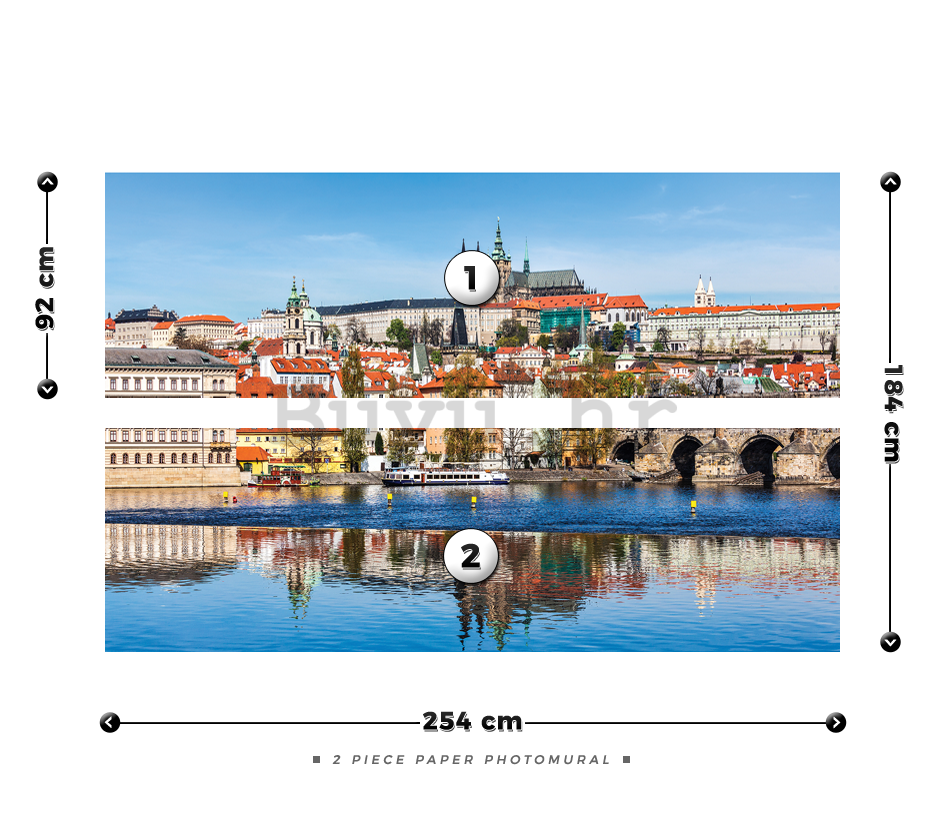 Foto tapeta: Prag (1) - 184x254 cm