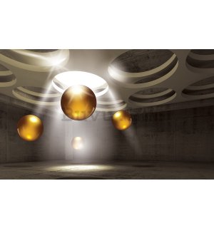 Foto tapeta: Žute sfere (1) - 184x254 cm