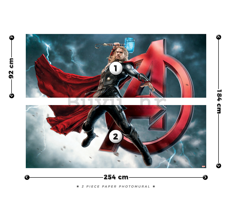 Foto tapeta: Thor (2) - 184x254 cm