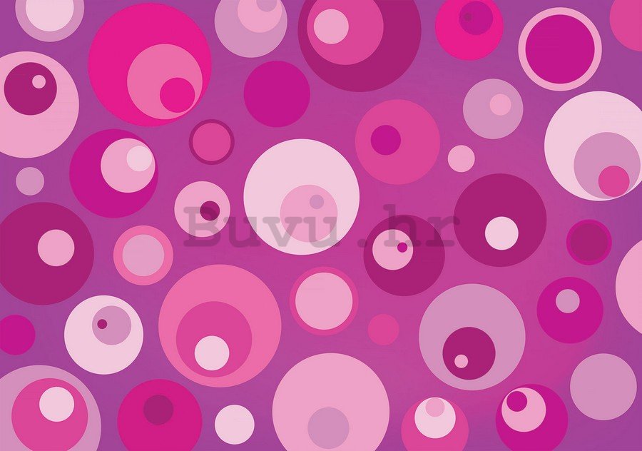 Foto tapeta: Ružičasta apstrakcija (2) - 254x368 cm