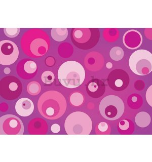 Foto tapeta: Ružičasta apstrakcija (2) - 254x368 cm