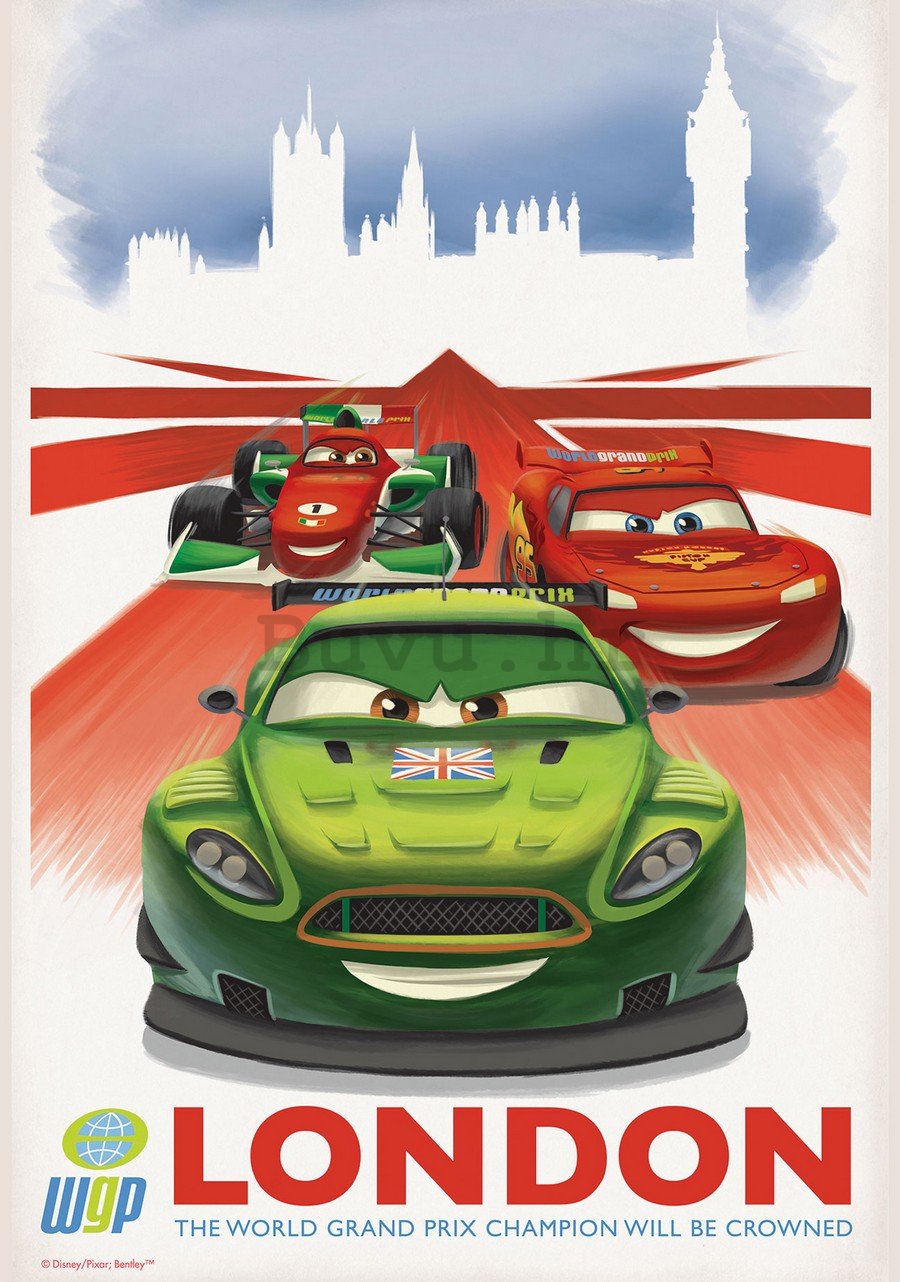 Foto tapeta: Cars 2 WGP London (reklama) - 184x254 cm