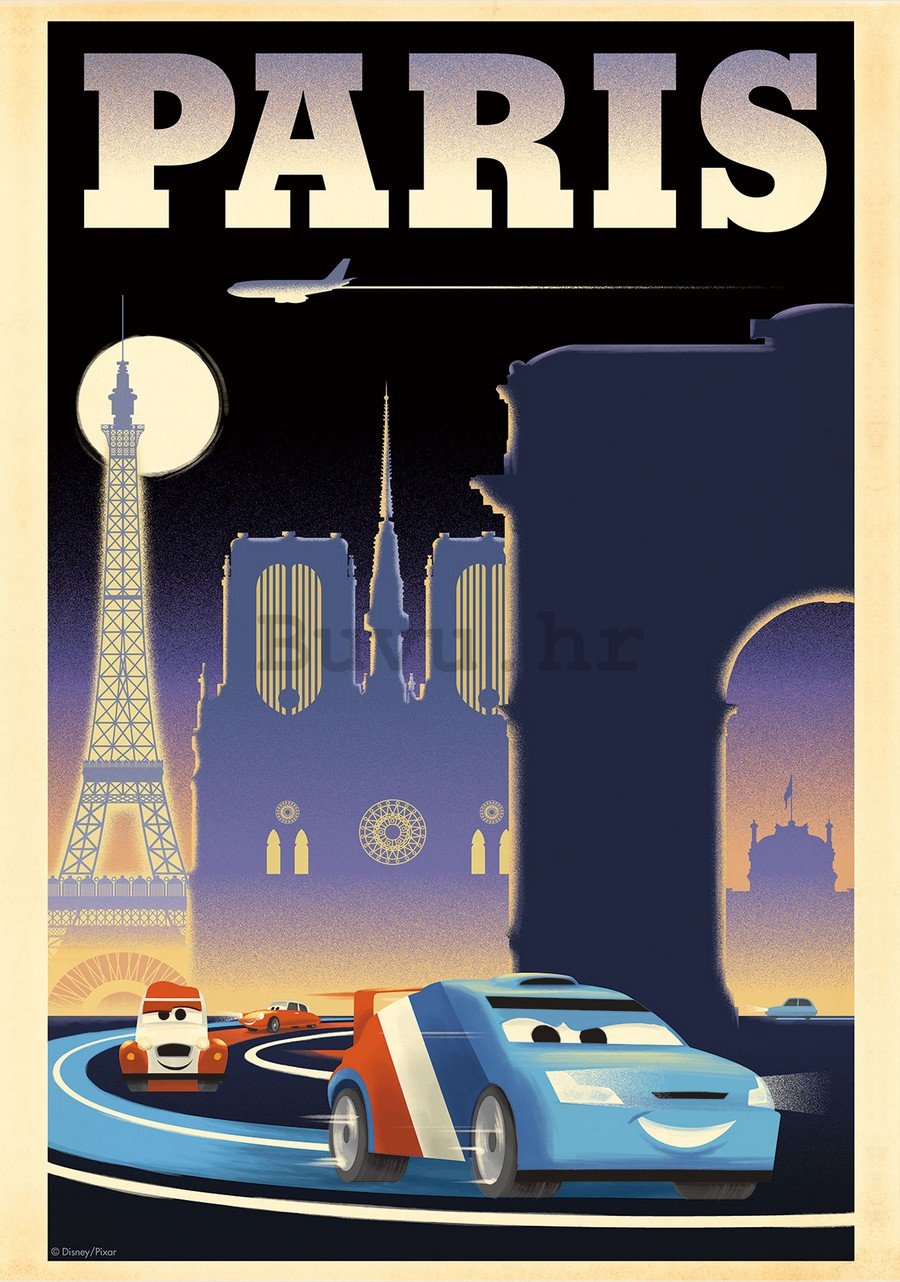 Foto tapeta: Cars 2 Paris (reklama) - 184x254 cm