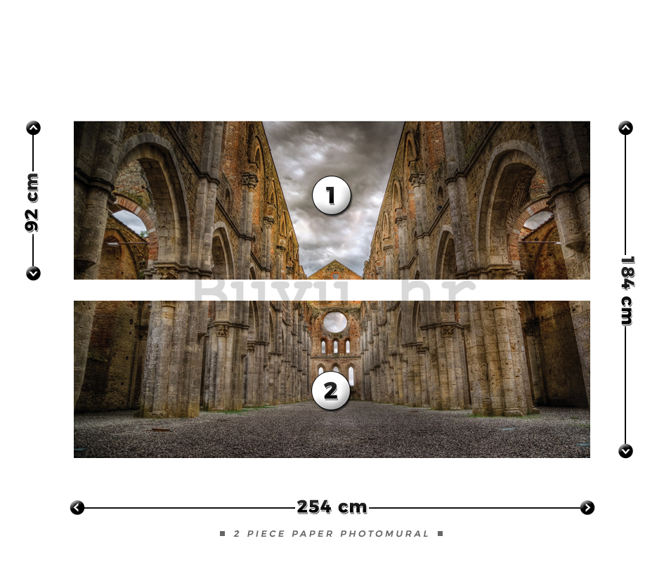 Foto tapeta: Katedrala - 184x254 cm