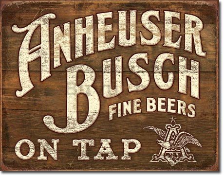 Metalna tabla - Anheuser-Busch (Fine Beer)
