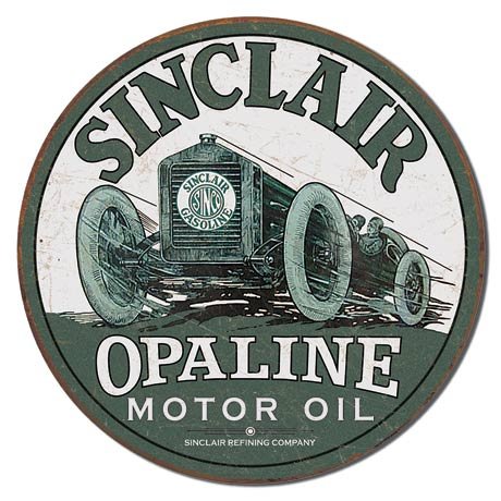 Metalna tabla - Sinclair (Opaline Motor Oil)