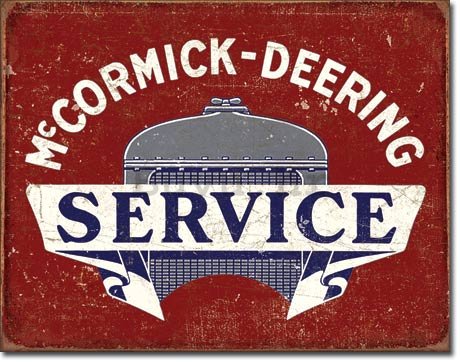 Metalna tabla - McCormick Deering Serice
