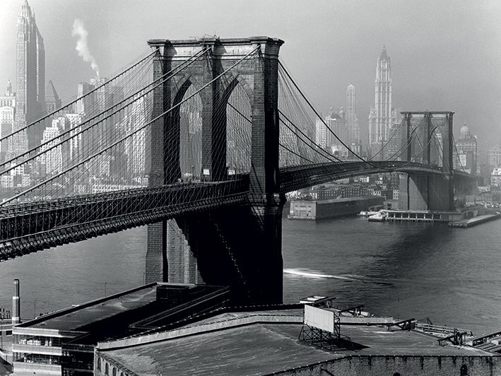 Slika na platnu - Time Life, Brooklyn Bridge, New York 1946