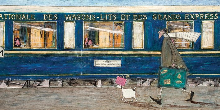 Slika na platnu - Sam Toft, Orient Express Ou La La