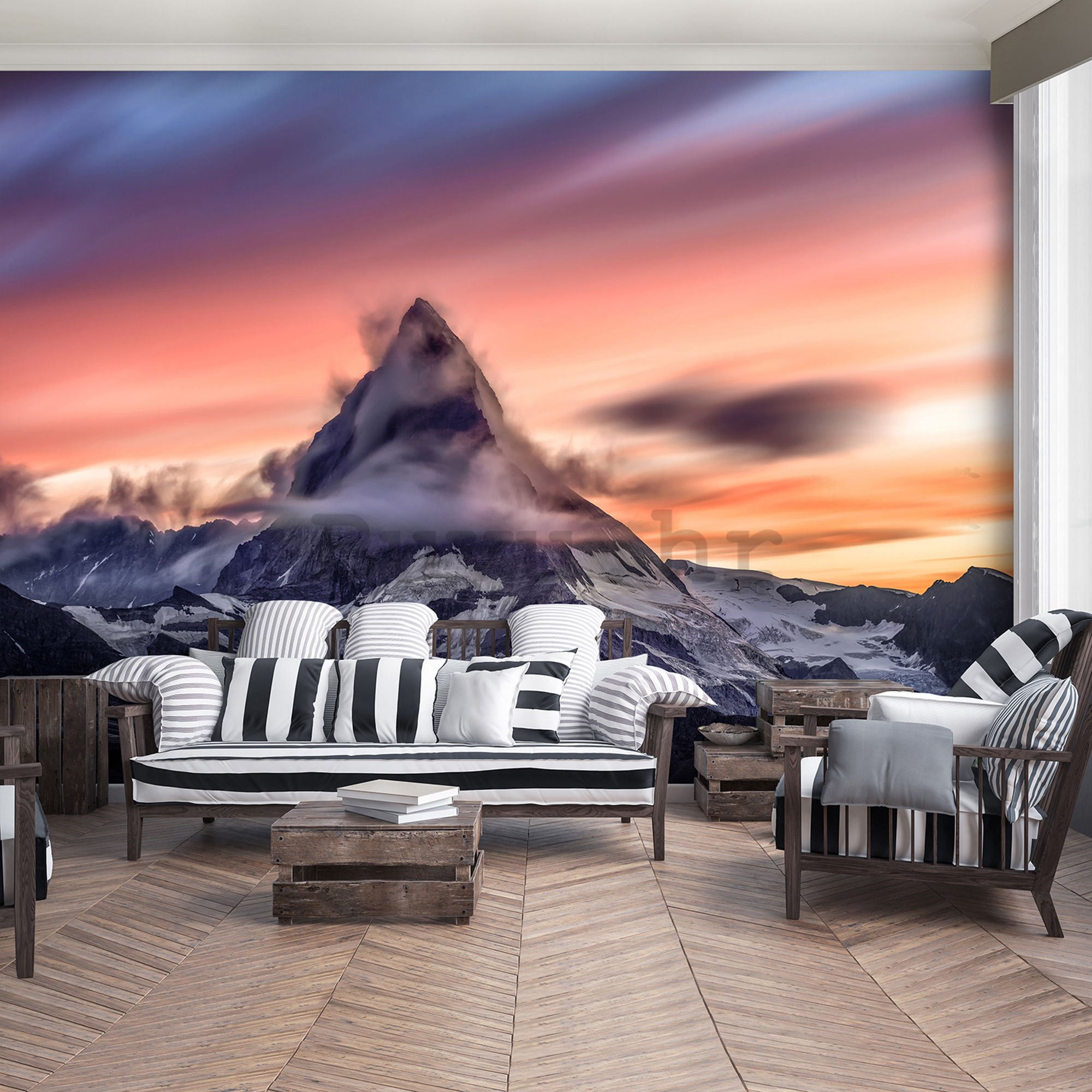 Vlies foto tapeta: Matterhorn (1) - 184x254 cm