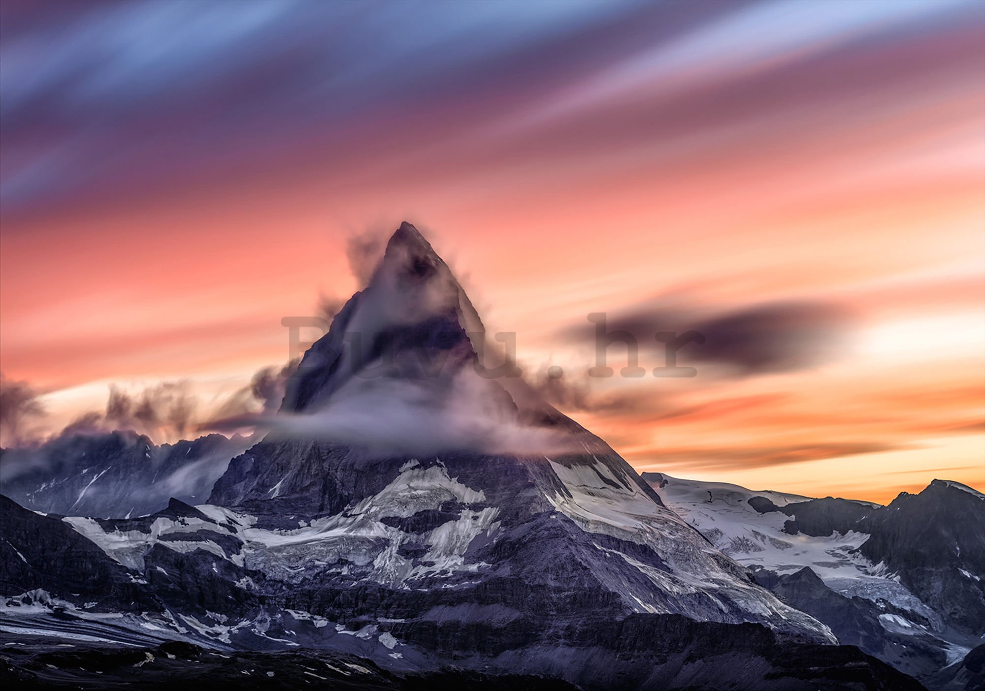 Vlies foto tapeta: Matterhorn (1) - 184x254 cm