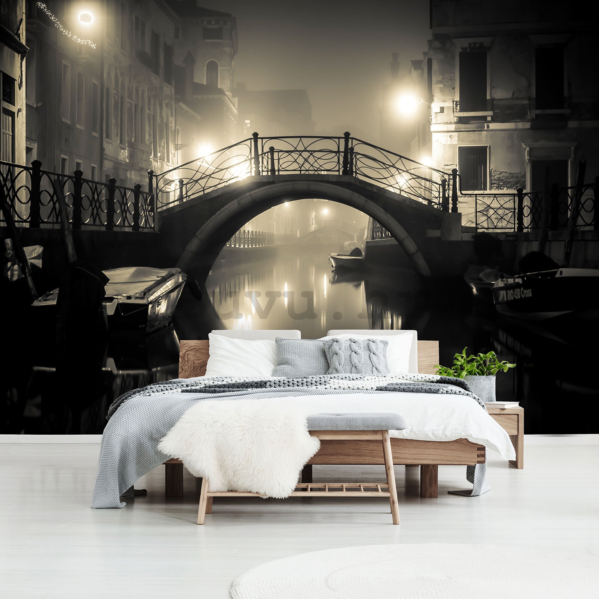 Foto tapeta: Venecija (noć) - 184x254 cm