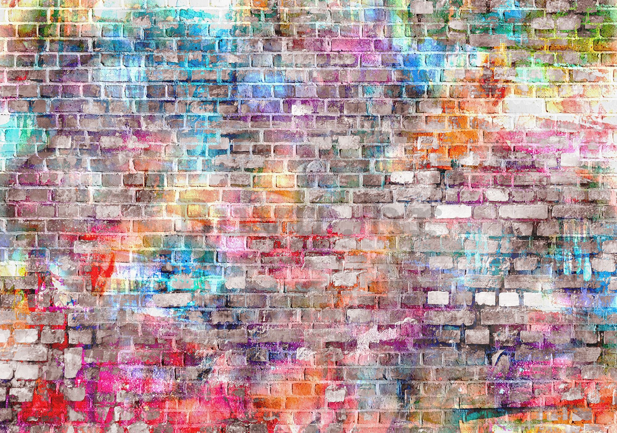 Vlies foto tapeta: Zid u boji (2) - 184x254 cm
