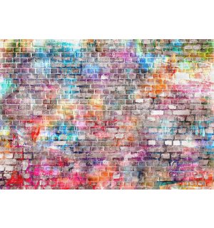 Vlies foto tapeta: Zid u boji (2) - 184x254 cm