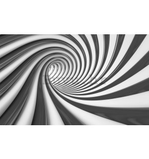 Foto tapeta: Crna spirala - 184x254 cm
