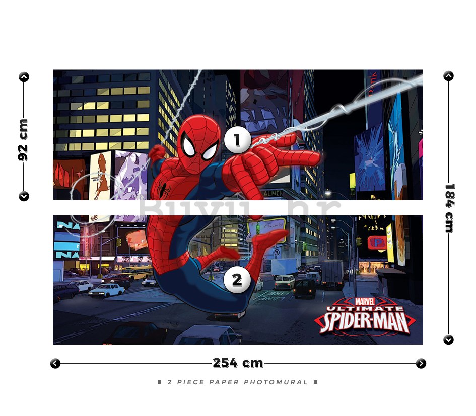 Foto tapeta: Ultimate Spiderman - 184x254 cm