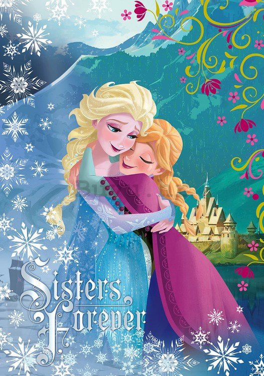 Foto tapeta: Anna a Elsa (Frozen) - 184x254 cm
