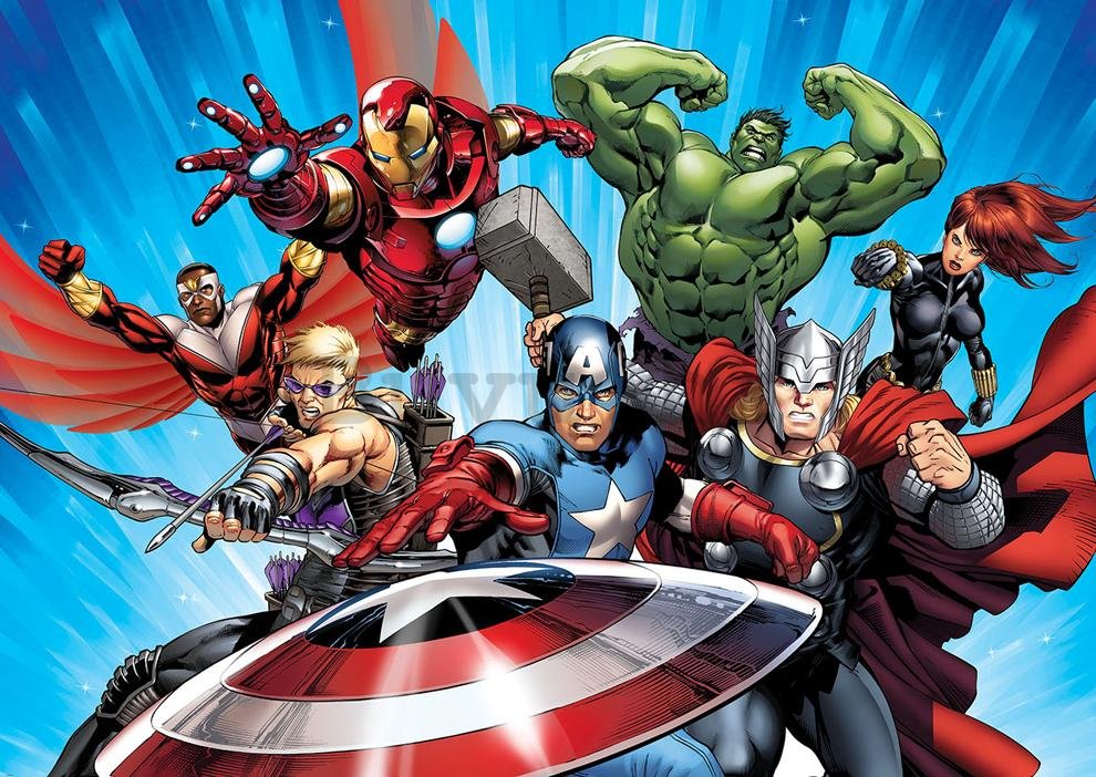 Foto tapeta: Avengers (2) - 184x254 cm