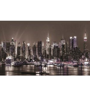 Foto tapeta Vlies: Noćni New York - 184x254 cm
