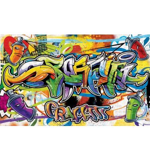 Foto tapeta Vlies: Graffiti (2) - 184x254 cm