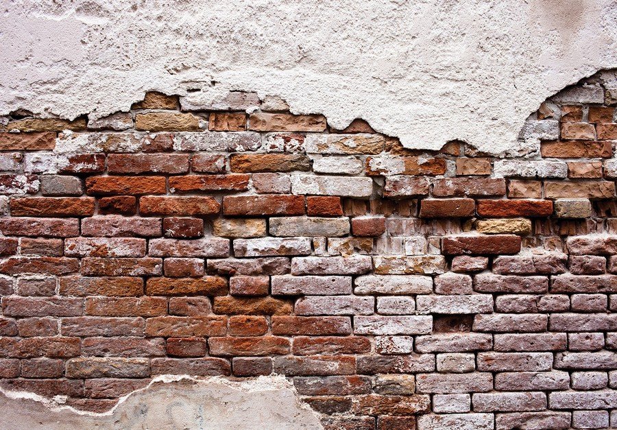 Foto tapeta: Stari zid od cigle - 184x254 cm