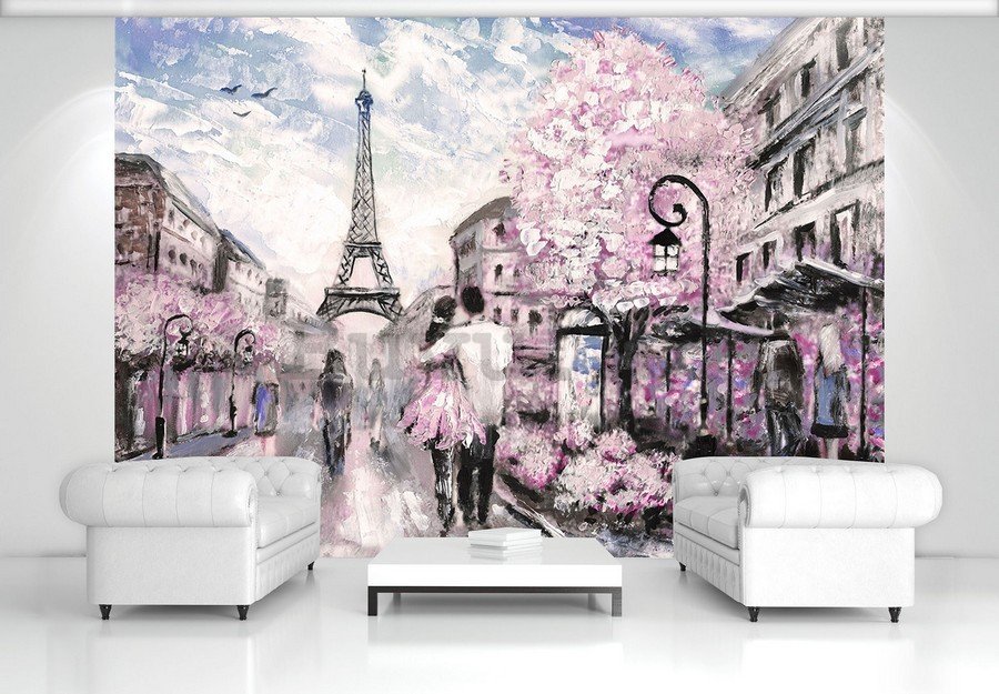 Foto tapeta Vlies: Pariz (slikani) - 184x254 cm