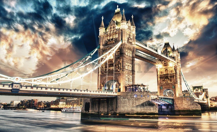 Foto tapeta Vlies: Tower Bridge (3) - 254x368 cm
