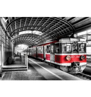 Foto tapeta Vlies: Stara podzemna željeznica (šarena) - 184x254 cm
