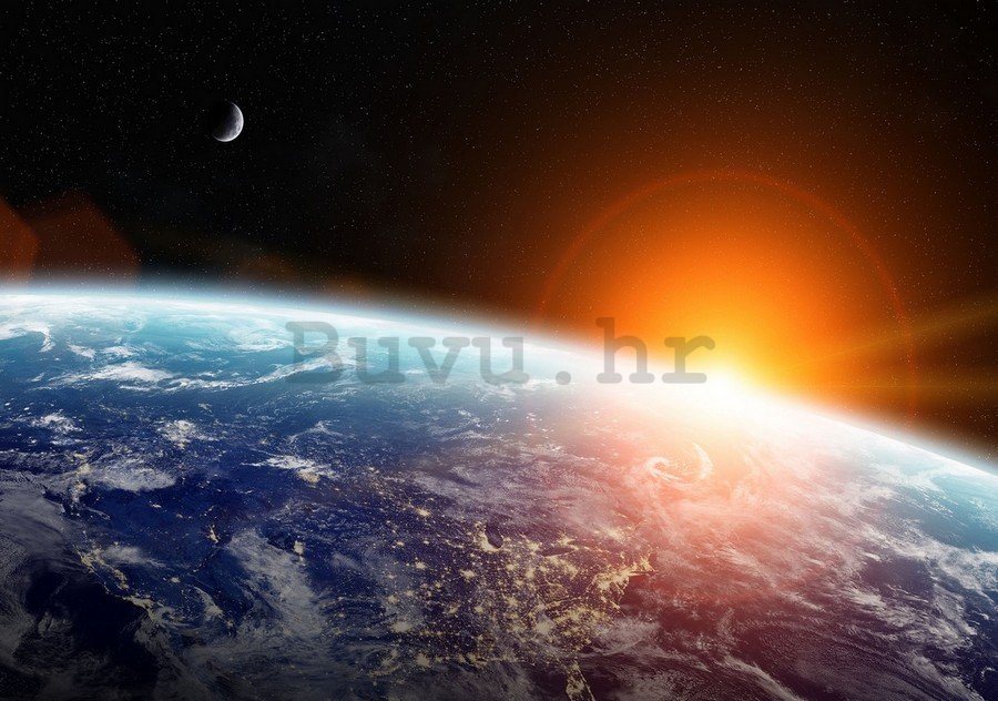Foto tapeta Vlies: Planeta Zemlja - 184x254 cm