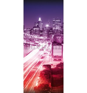 Foto tapeta samoljepljiva: Svjetla grada (3) - 211x91 cm