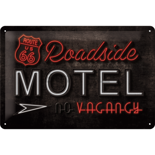 Metalna tabla - Route 66 (Motel)