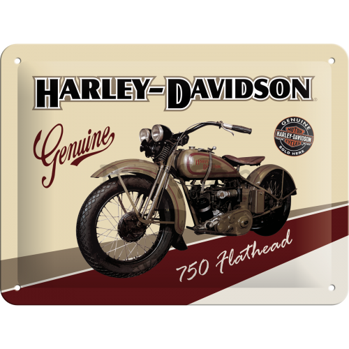 Metalna tabla - Harley-Davidson Flathead