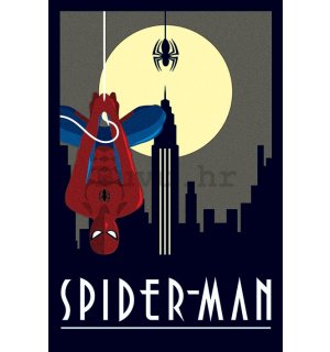 Poster - Spiderman (Art Deco)