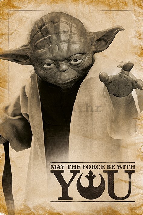 Poster - Star Wars (May the Force be With You)