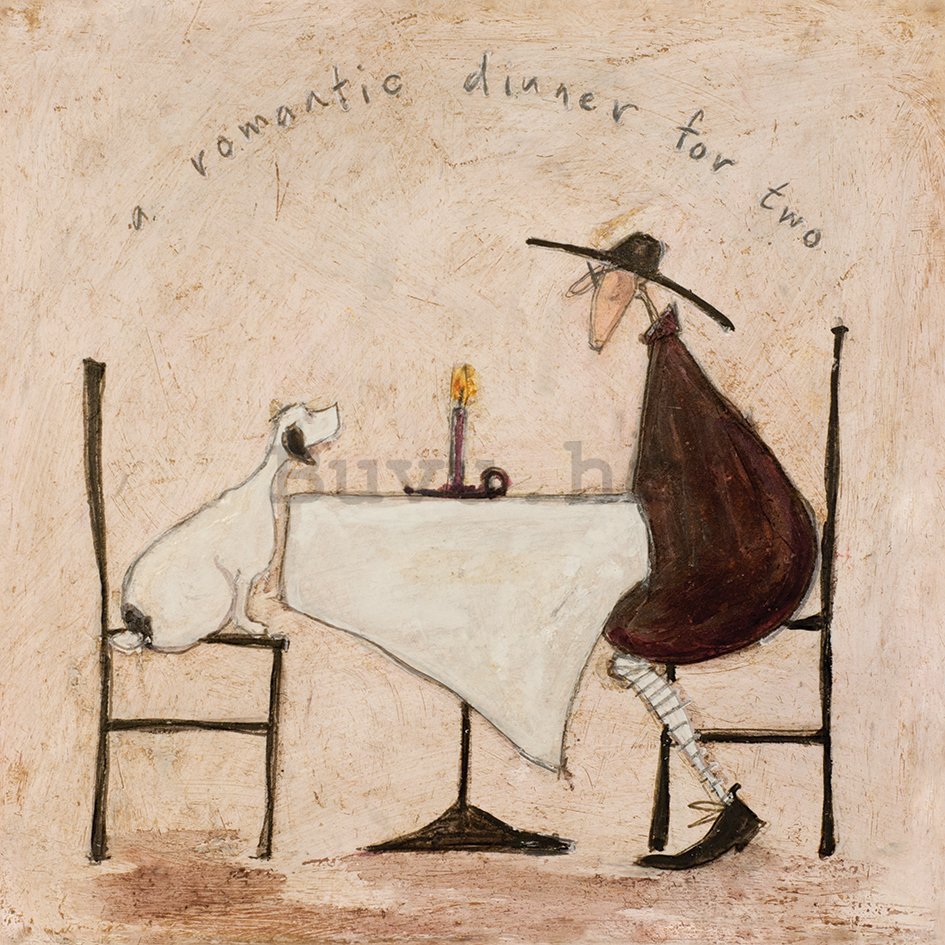 Slika na platnu - Sam Toft, A Romantic Dinner For Two