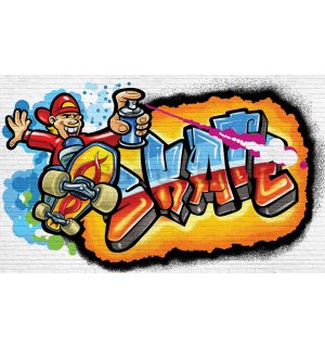 Foto tapeta: Skate graffiti - 184x254 cm