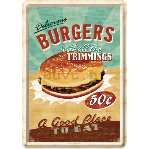 Metalna razglednica - Burgers