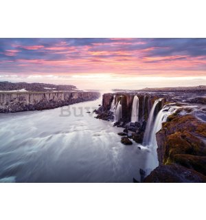 Vlies foto tapeta: Selfoss, Island - 254x368 cm