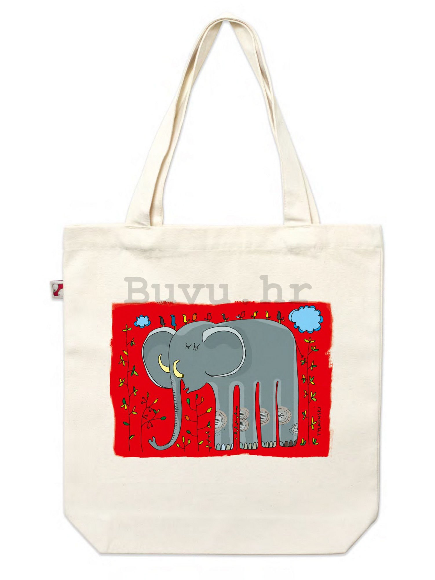 Platnena torba - Slon (1)
