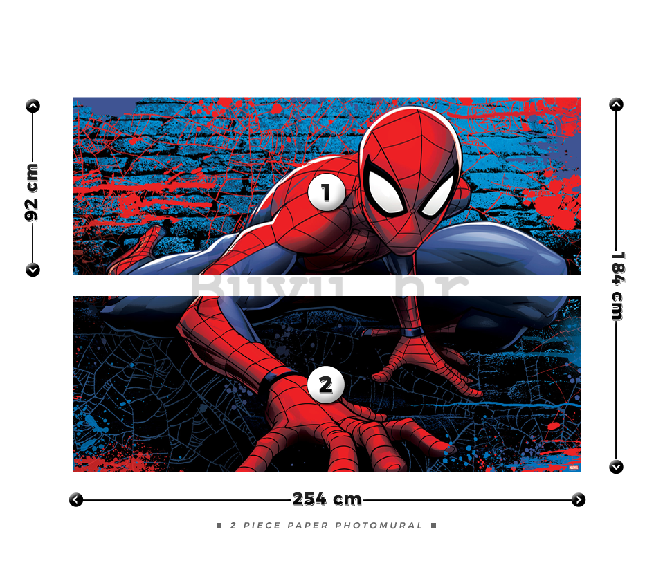 Foto tapeta: Spiderman (5) - 184x254 cm