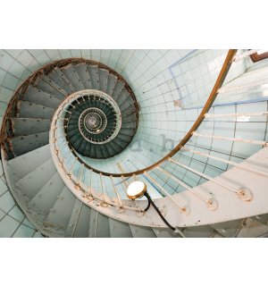 Vlies foto tapeta: Spiralno stubište (1) - 254x368 cm