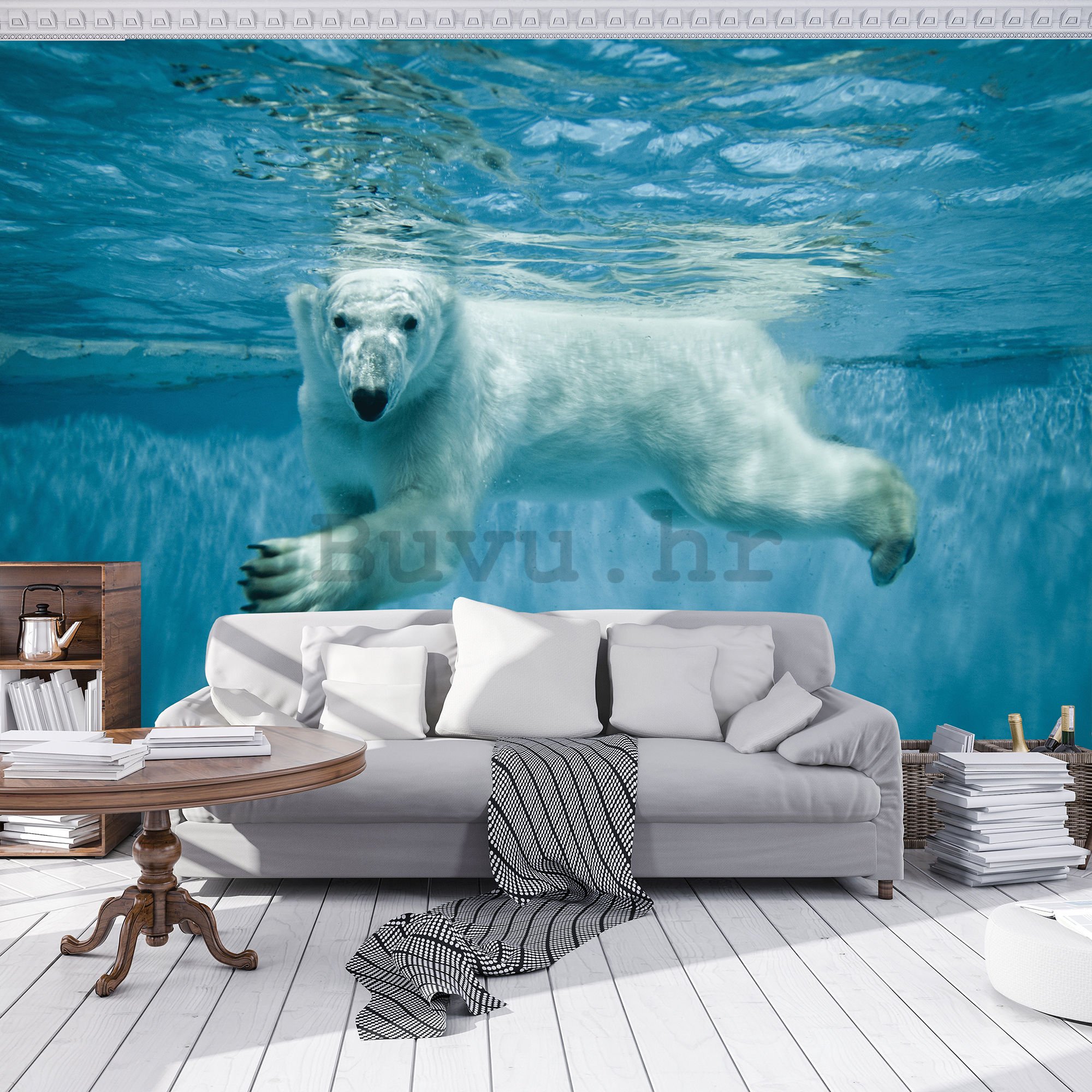 Foto tapeta: Polarni medvjed (1) - 254x368 cm