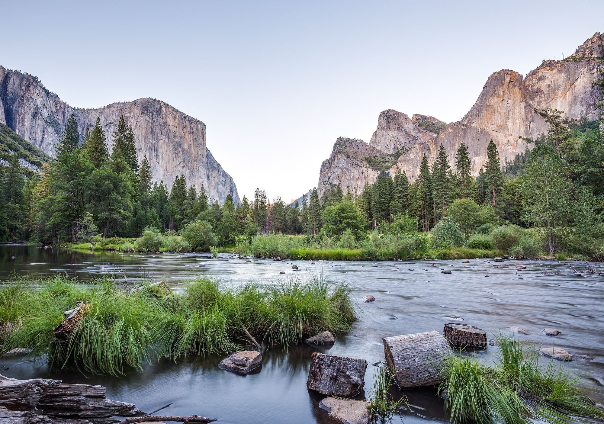 Vlies foto tapeta: Yosemite Valley - 416x254 cm