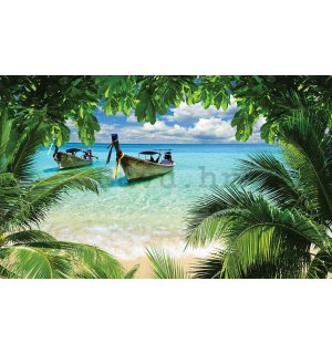 Vlies foto tapeta: Havaji plaža - 416x254 cm