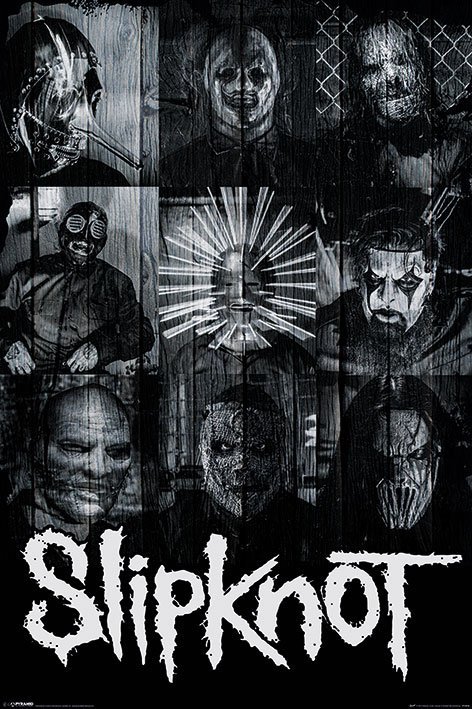 Poster - Slipknot (maske 2)