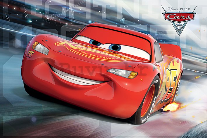 Poster - Auti 3, Cars 3 (McQueen)